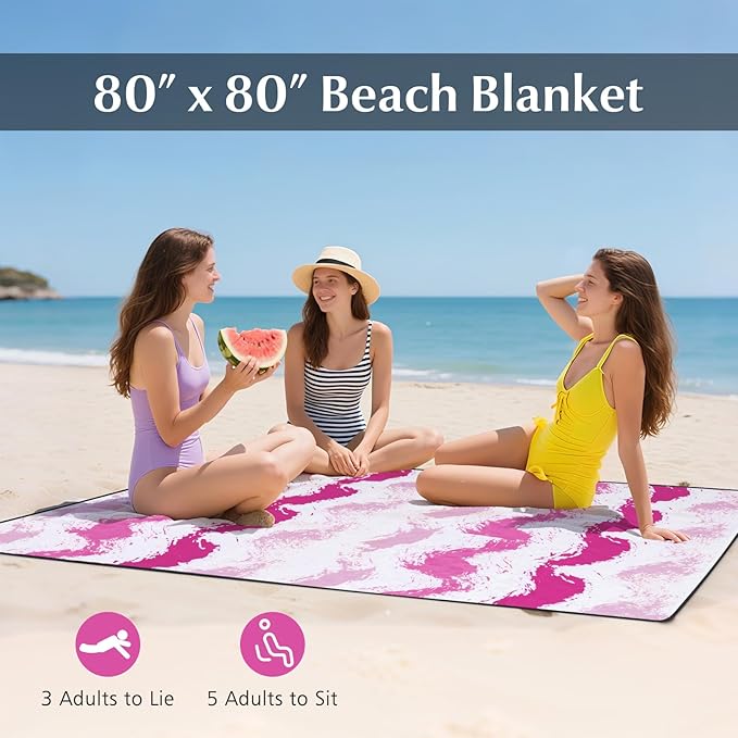 Tangkula 4 Pieces Beach Chair Set 2 Backpack Beach Chairs with Umbrella &amp Blanket Cup Holder &amp Armrests UPF50+ Folding Beach Umbrella with Tilt Adjustment Carrying Bag &amp Sand Anchor (P