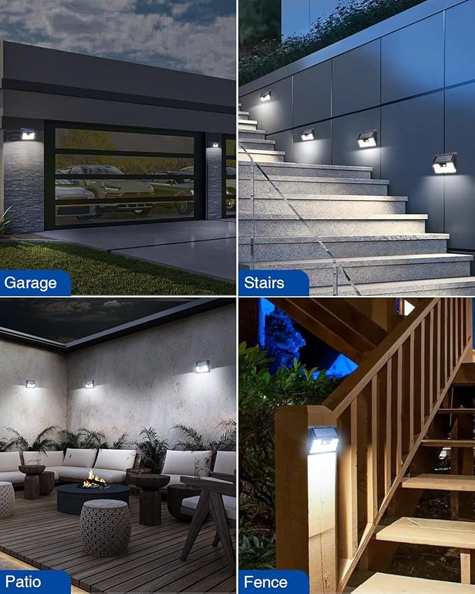 Peasur Solar Outdoor Lights [5 Pack/140LED] Motion Sensor Outdoor Light Ultra-Bright Solar Powered Security Lights 3 Working Modes Solar Lights Outdoor Waterproof for Outside Garden Yard (500LM)