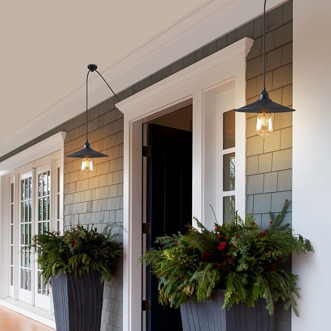 Hanging Lamp with Plug in Cord Outdoor Lamps for Patio Waterproof Pendant Light with Plug Outdoor Lamps for Patio Waterproof Hanging Pendant Light with Plug in Cord MA6006