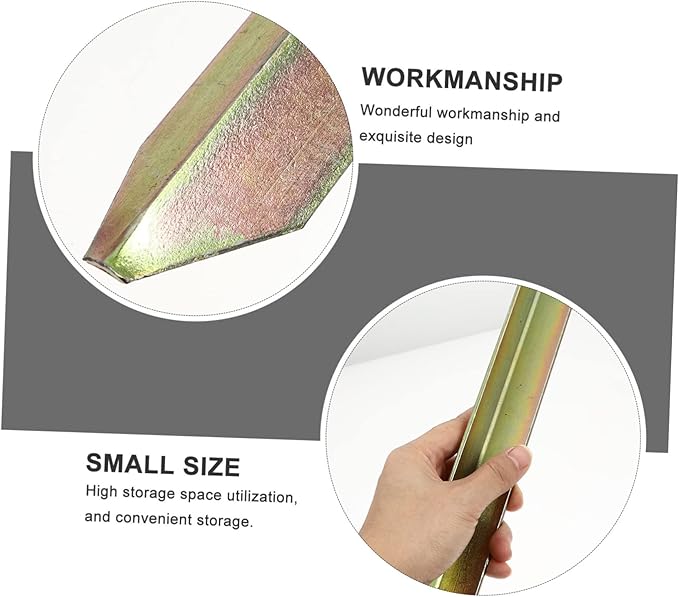 1Pc Golden Iron Tent Peg Durable Camping Fixing Nail for Outdoor Travel Smooth Surface Stable Support for Tent Supplies