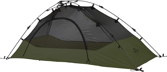 Teton Sports Vista Quick Tent Dome Camping and Backpacking Tent Easy Instant Setup Clip-On Rainfly Included