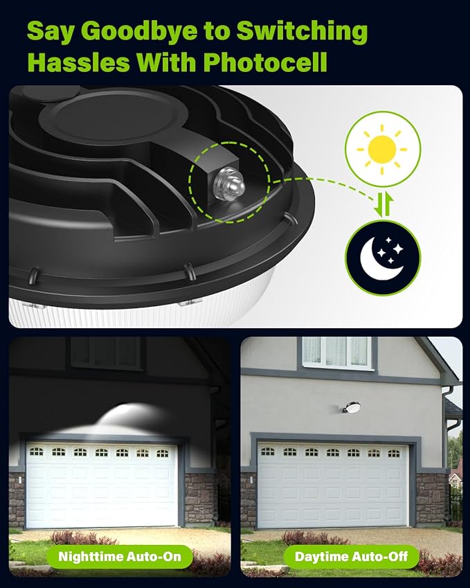 150W LED Barn Light 21000LM Yard Area Light Dusk to Dawn Outdoor Lighting with Photocell 5000K Daylight IP65 Waterproof LED Flood Security Parking Lot Lights for Street Farmhouse Garage 4 Pack