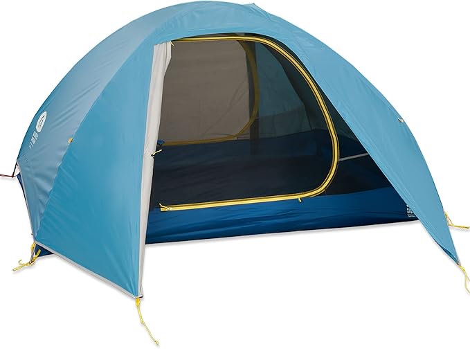 Sierra Designs Full Moon – Lightweight Backpacking and Camping Tent Polyester Flysheet - 2 Door 2 Vestibule Design Included Burrito Bag for Easy Storage