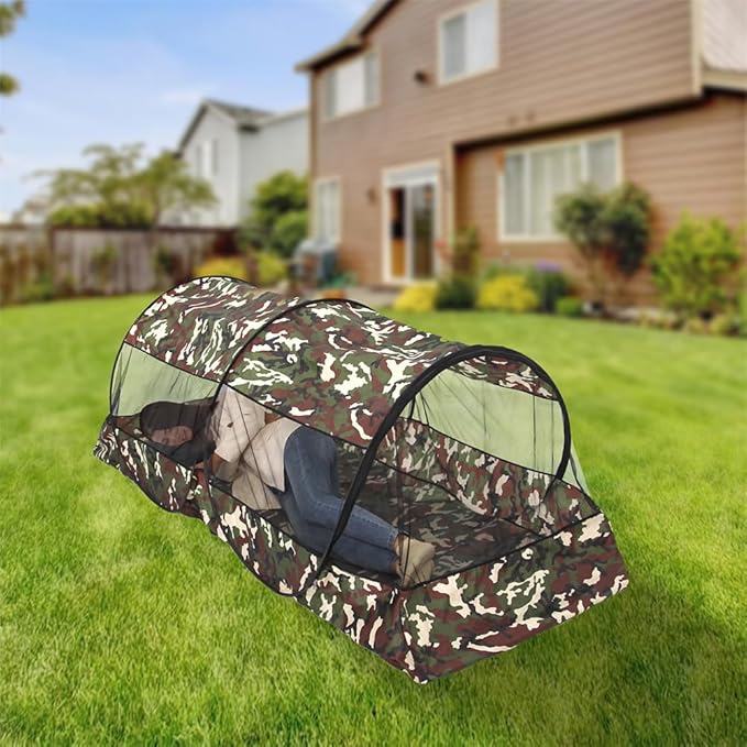 Mosquito TentFolding Netting Bed TentPortable Mosquito Netting with BottomCamping Tent Fine Mesh Mosquito Net for Adults Kids Travel Camping Backyards Canopy Outdoor (Sunshade 2 Person)
