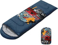 Sleeping Bags for Adults Youth Kids3D Printing Camping Sleeping Bag for Girls Boys Lightweight Waterproof Cold/Warm Weather Sleeping Bag for 3 Seasons