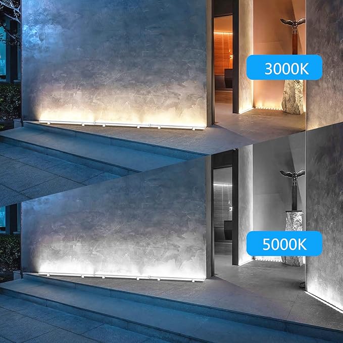 Wrasse Wall Washer Lights Bar Outdoor3000K Sign Lighting Wall Wash Outside 36W Linear Outdoor Landscape Light 38.9 Inches with US Plug 120V for Advertising BillboardsBuilding Commercial Lighting