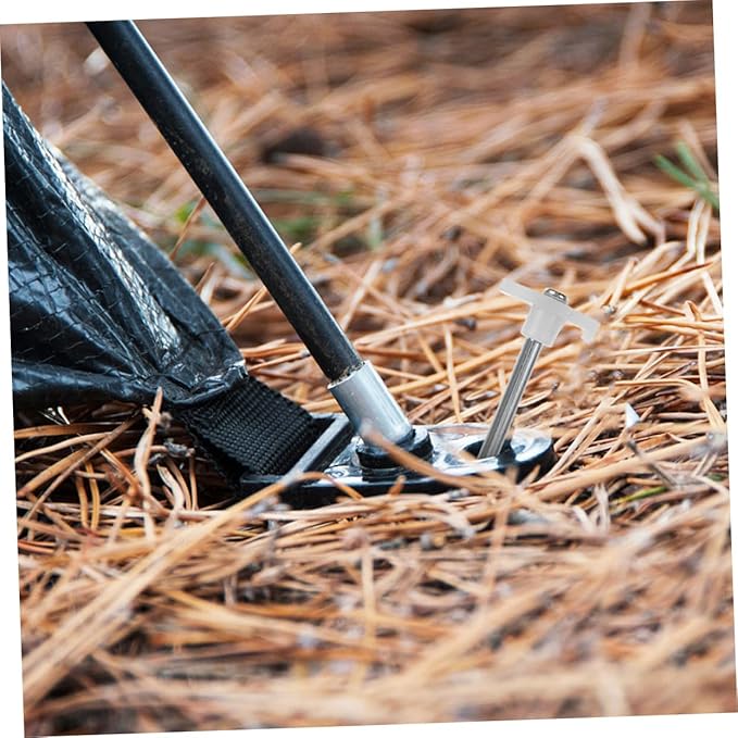 TOYANDONA 6Pcs Heavy Duty Tent Stakes Durable Camping Pegs for Secure Tent Fixing Resistant Ground Anchors for Canopy and Awning Lightweight and Portable Design