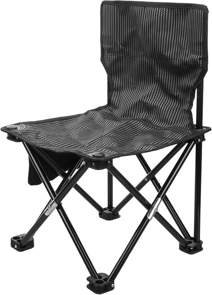 Portable Lightweight Folding Camping Chair for Outdoor Activities Easy to Carry Sturdy Construction for Fishing Picnics and Tailgating