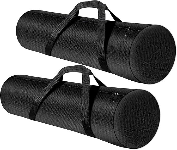 Kovshuiwe 2 Pack Replacement Bag 39.4 Inch for Camping Chair Large Folding Chair Carry Bag Nylon Storage Tent Bag with Handle Strap for Travel Outdoor Camping Sports-39.4x10x10inch（Only Bag）