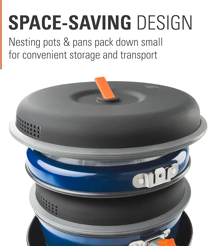 GSI Outdoors Bugaboo Base Camper High-Efficiency Cookset – Ceramic Non-Stick Coated
