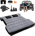 Camping Pickup Truck Bed Air Mattress for 5.5-5.8 FtThickened Full Size Short Inflatable Truck Beds MattressSleeping Pad with with Air Pump for Outdoor Camping Car Travel