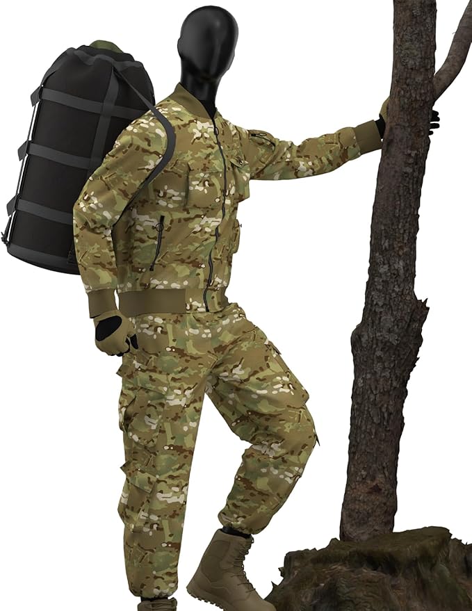 MT Army Military Modular Sleeping Bags System Multi Layered with Bivy Cover for All Season Woodland/Multicam