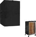 WOMACO Sheet Pan/Bun Pan Rack Cover Waterproof Bread Rack Cover with Vents &amp Convenient Handles 20-Tier Bakery Rack Covers with Zippers (10-Tier (23 W x 28 D x 33 H))
