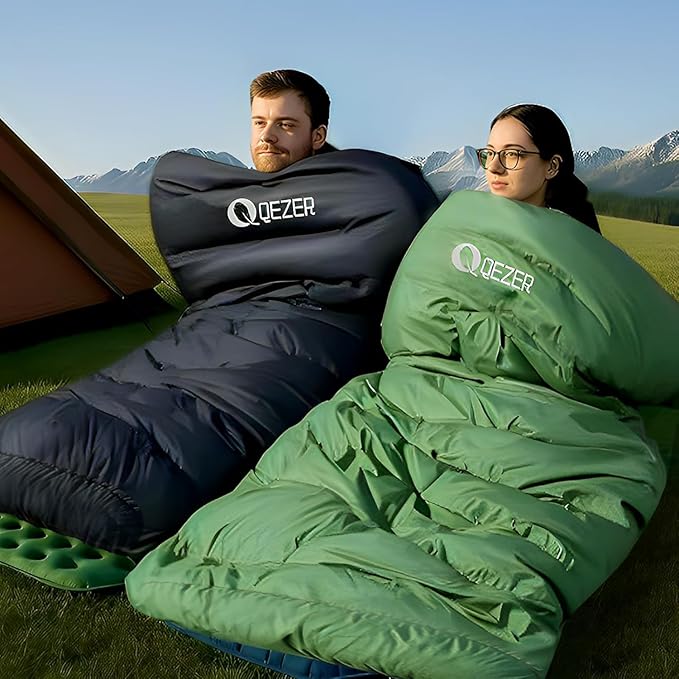 XL Sleeping Bag-600 Fill Power Down Sleeping Bag for Adults Ultralight Ideal for Backpacking Camping Hiking