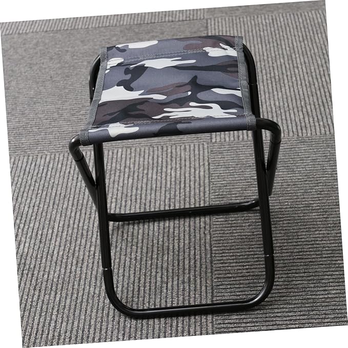 STOBAZA Aluminum Alloy Collapsible Camping Stool for Portable Beach Fishing BBQ Light Weight Easy to Carry