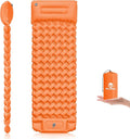 Sleeping Pad for Camping - 4” Thick Inflatable Camping Mat with Built-in Pump &amp Pillow Ultralight Self Inflating Camping pad Backpacking Sleeping Mat for Hiking Tent Traveling