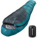 Bessport Mummy Sleeping Bag | 15-45 ℉ Extreme 3-4 Season Sleeping Bag for Adults Cold Weather– Warm and Washable for Hiking Traveling &amp Outdoor Activities