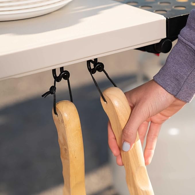 LIFETIME Folding Tailgate Table with Grill Rack Portable Outdoor Camping Station 5-Foot