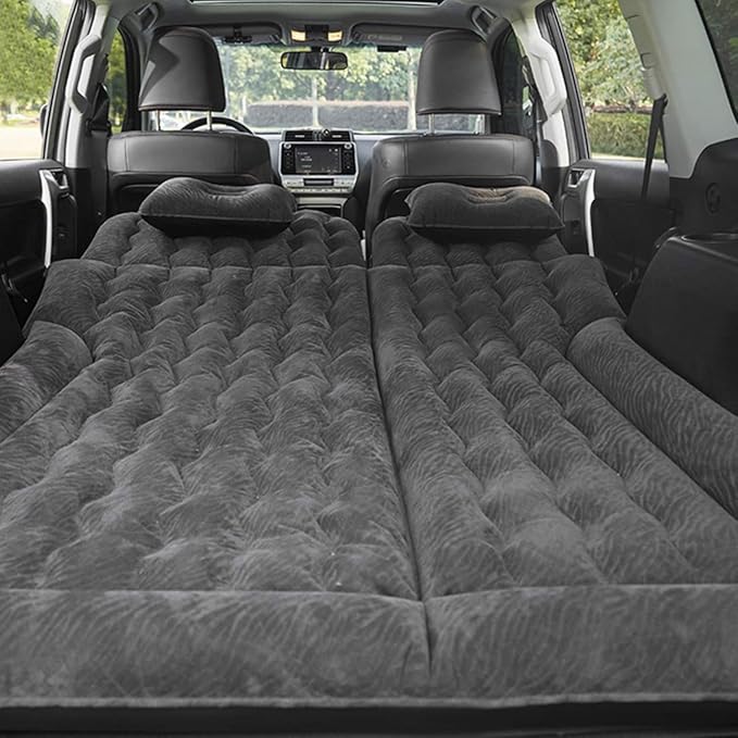 Car Air Mattress for Subaru Outback V 2014 2015 2016 2017 2018 2019 Car Mattress Inflatable Bed Portable Foldable with Pillow Camping Travel Car AccessoriesBlack