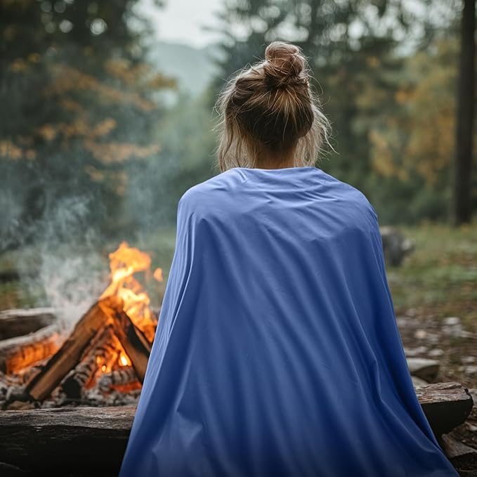 Ultralight Warm Weather Sleeping Bag - Portable Waterproof Compact Lightweight Comfort with Compression Sack - Great for Outdoor Camping Backpacking &amp Hiking