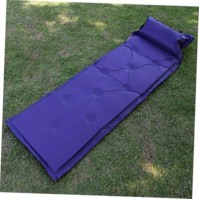 Mipcase Inflatable Sleeping Pad with Pillow Lightweight Camping Mat for Backpacking Hiking and Travel Mattress with Storage Bag for Outdoor Activities Warm and Durable