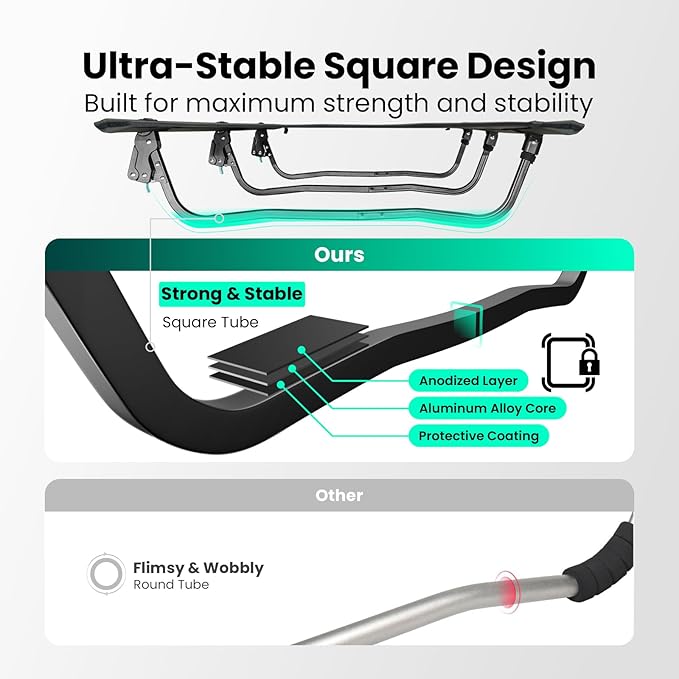 Portable Camping Cot Sleeping Cots for Adults Ultralight Backpacking Cot Compact Collapsible Easy Set-Up Supports 500lbs Portable Camp Cot for Adults Camping Outdoors and Home Green
