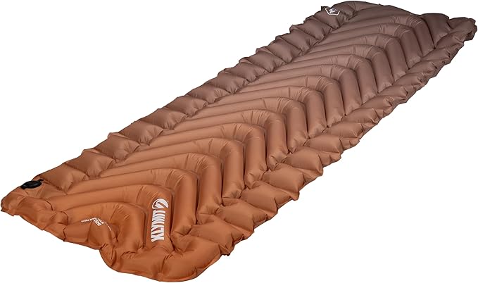 KLYMIT Insulated Static V2 Inflatable Sleeping Pad | Upgraded Comfort | Portable Ultralight Easy to Inflate Foldable Air Bed for Camping Backpacking &amp Hiking — Blend