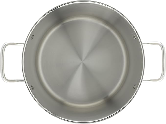 Winware Stainless Steel 16 Quart Stock Pot with Cover Silver