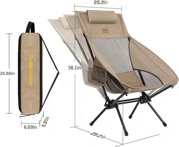 FanttikOutdoor Zeta C3 Camping Tent &amp FanttikOutdoor Zeta L8 Max Camping Chair