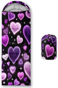 AILONEN Cartoon Camping Sleeping Bag for Boys Girls AdultsLightweight &amp Waterproof3 Season Warm &amp Cold WeatherPortablePrinted Sleeping BagTravelingCampingHiking