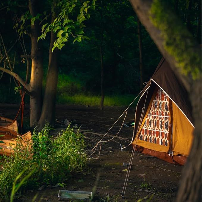 Wild Luxury Vintage TC Cotton Camping Tent 2 Person Flying House Style Canvas Shelter Waterproof &amp Breathable Glamping Tent