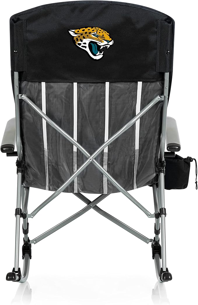 Picnic TIME NFL Unisex-Adult NFL Outdoor Rocking Camp Chair XL Heavy Duty Camping Chair for Adults