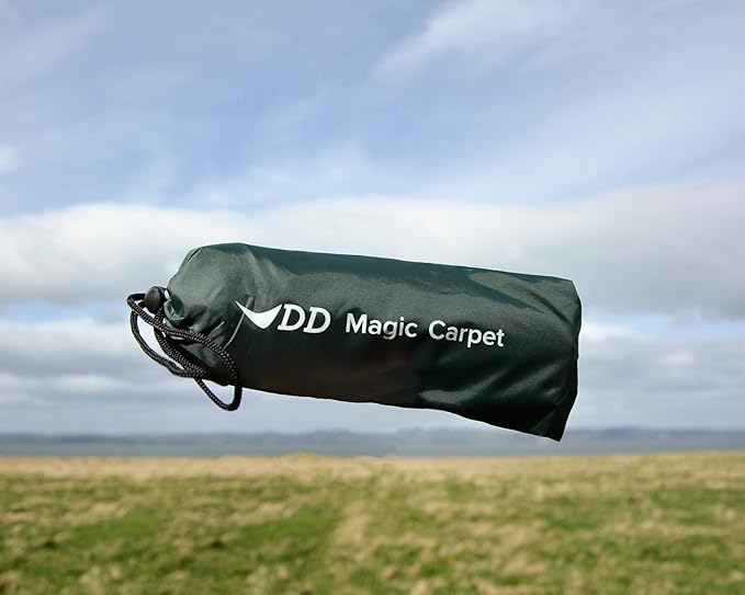 DD Hammocks - DD Magic Carpet Regular Size: 4.6ft x 4.6ft Fully Waterproof Compact Tarpaulin Rainfly for Ground Sheet Camping and Tarp Shelters