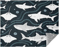 Blankets For Couch Childish Shark Animal Dark Blue Girl Throw Blanket 50x70