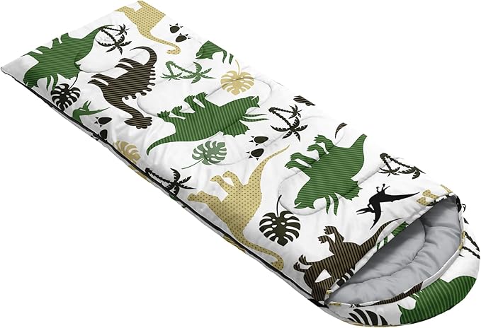 QOOMO Camping Sleeping Bags3 Season Warm &amp Cool WeatherLightweightWaterproof Sleeping Bags for Adults &amp KidsTravelingand OutdoorsCamping Gear Equipment