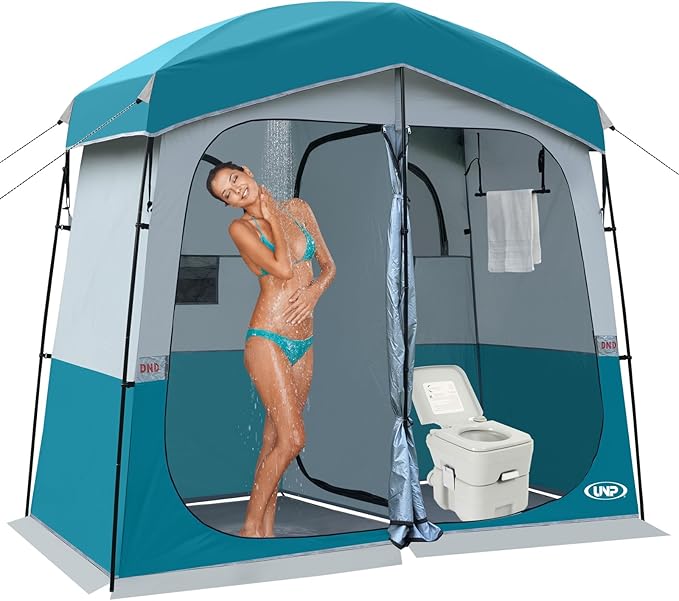 Shower Tent Outdoor Camping Privacy Shelter-Dressing Changing Room-Portable Toilet Tent for Hiking Sun Shelter Picnic Fishing