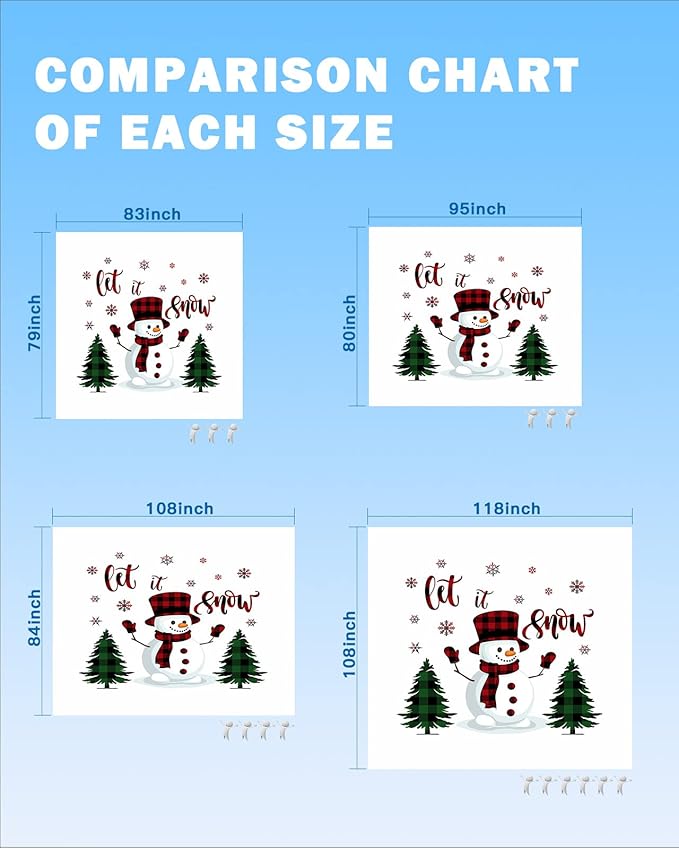Beach Blanket Waterproof Sandproof Winter Christmas Snowman with Pine Trees Quick Drying Beach Mat with 4 Stakes Snowflake on White Lightweight Picnic Blanket for Travel Camping Outdoor 108x84