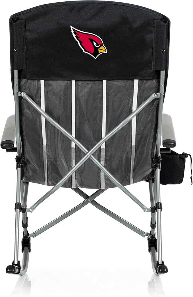Picnic TIME NFL Unisex-Adult NFL Outdoor Rocking Camp Chair XL Heavy Duty Camping Chair for Adults