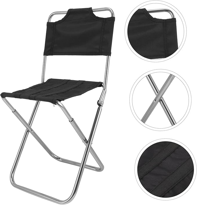 Portable Folding Chair Beach Camping Lounging Stool Outdoor Leisure Furniture Gear