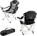 Picnic TIME NFL Unisex-Adult NFL Reclining Camp Chair Beach Chair for Adults Sports Chair with Carry Bag