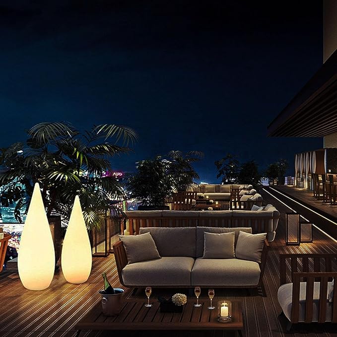Outdoor Water Drop Lights Waterproof Lawn Light Courtyard Garden Terrace Atmosphere Lights Landscape Courtyard Decorations Floor Lamps Path Light Modern Holiday Lamps