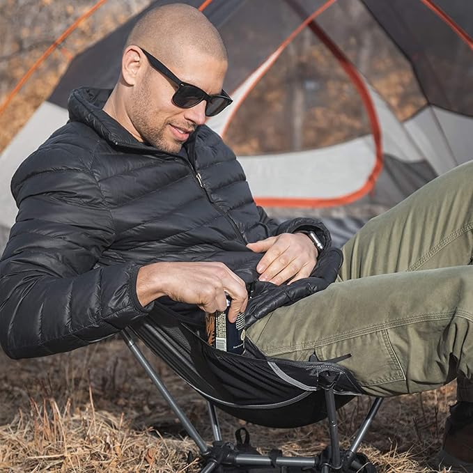 TREKOLOGY Ultralight Beach Chair Lightweight Camping Chair for Backpacking Hiking and Travel - YIZI LITE