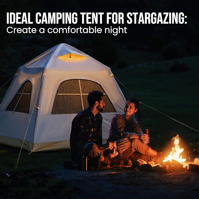 TAILI Inflatable Blow Up Tent for Camping with Hand Pump for 3/4/6 Person Easy Setup Outdoor Inflatable Oxford Waterproof Air Tent House for Family Camping Adult