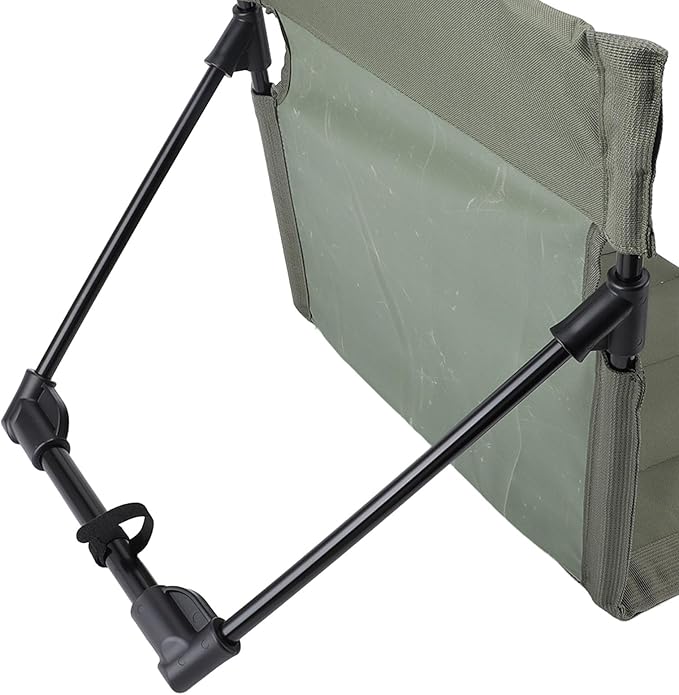 Camping Backrest Cushion Camping Folding Chair Cushion Backrest Casual Stylish Aluminium Alloy Folding Beach Chair for Outdoor Picnic (Dark Green)