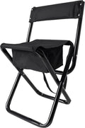 Rothco Deluxe Folding Stool with Back &amp Pouch - Portable Seating for Outdoor Adventures