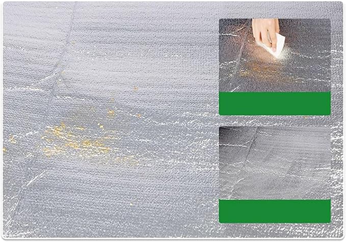 Camping Sleeping Pad Mat Foam Foil Blanket for Camping Foam Pad Insulating Aluminum Foil Mat Tent Pad Thermal Camping Mat Waterproof Aluminum Camping mat Reflecting Heat for Outdoor Camping