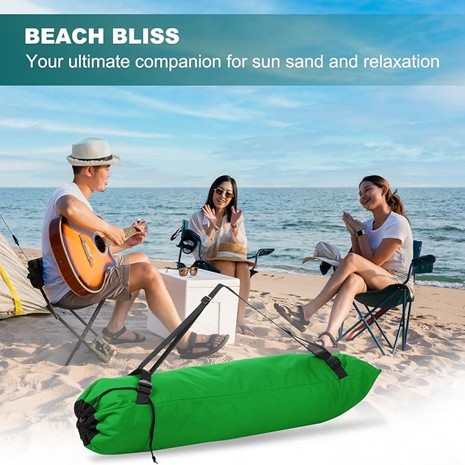 PATIKIL Foldable Camp Chair Replacement Bag Camping Chairs Folding Chair Carry Bag with Adjustable Shoulder Strap for Outdoor Camping Fishing Storage Green