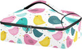 Casserole Carrier Adorable Pattern BirdsInsulated Casserole Carrier for Hot or Cold Food Thermal Lunch Tote for Potluck Parties Picnic Beach Fits 9 x 13 Inches Baking Dish
