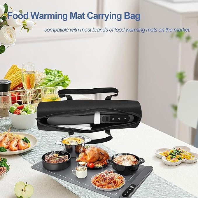 Waterproof Insulated Food Mat Storage Bag Portable Insulated Serving Tray Case for Outdoor Activities