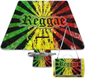 Marijuana Leaves Rasta Lion Cannabis Waterproof Outdoor Picnic Blanket Sandproof Beach Mat for Camping Hiking Grass Travelling